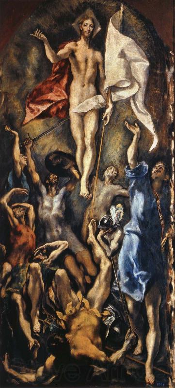 El Greco The Resurrection Spain oil painting art